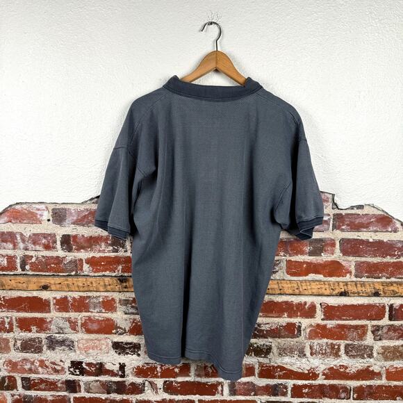 Vintage Pittsburg Steelers Shirt Size XL Grey Short Sleeve Polo Embroidered NFL - Picture 5 of 5